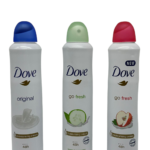 Deodorant Spray nga Dove – Freski dhe Mbrojtje gjatë Gjithë Ditës 250ml