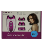Makineri Depilimi 3in1 nga Sokany – Epilator, Trimmer & Shaver