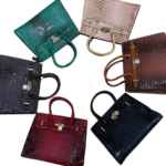 Çantë Elegante prej Lëkure të Fortë – Stil Luksoz Hermes me Ngjyra të Ndryshme