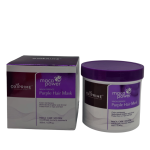 maskë purple për flokë bjonde që neutralizon tonet e verdha