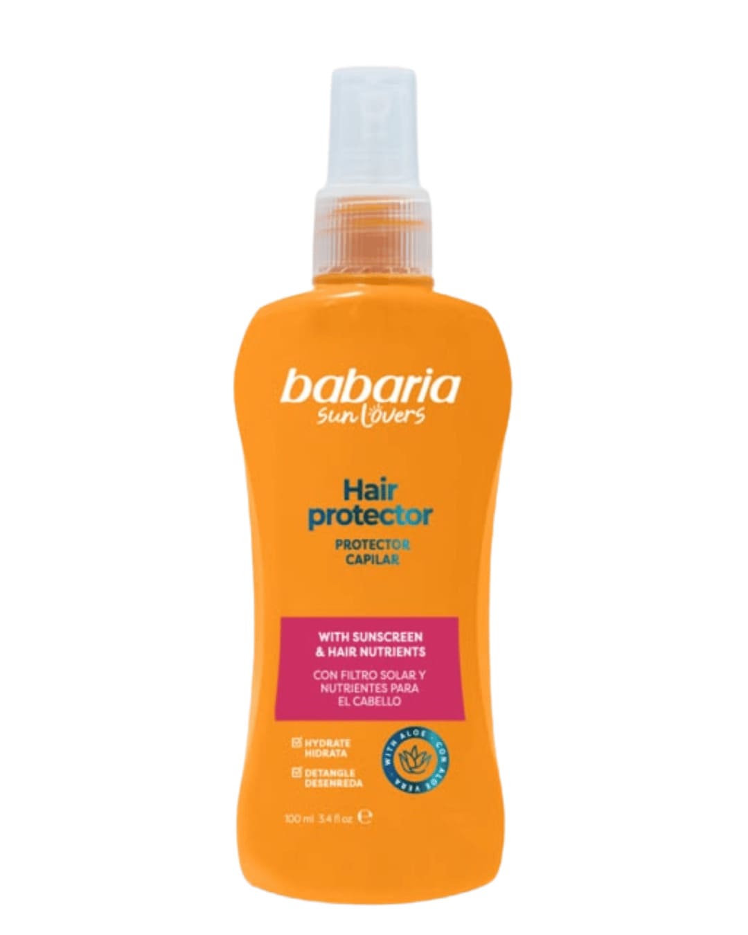 produkt7-foto-kryesore Babaria Spray Mbrojtës për Flokët nga Dielli SPF 50 75ml, mbrojtje e lartë për flokët nga dielli.