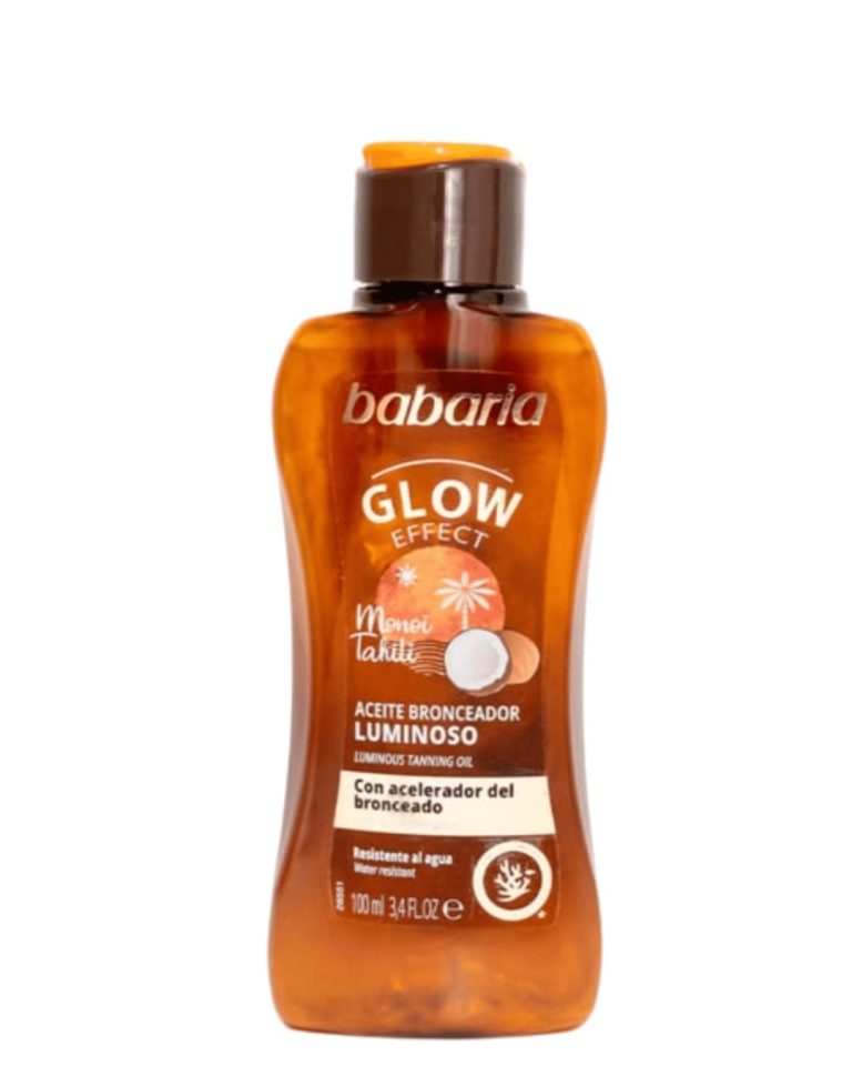 Babaria Glow Effect Tan - Vaj për Nxirje me Efekt Shkëlqyes për Bronzim Natyral